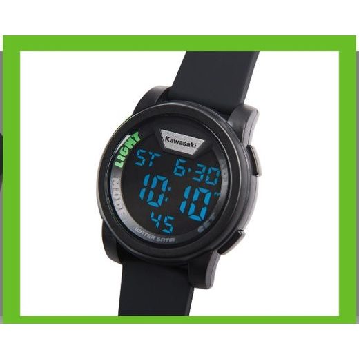 KAWASAKI HODINKY ČERNÉ