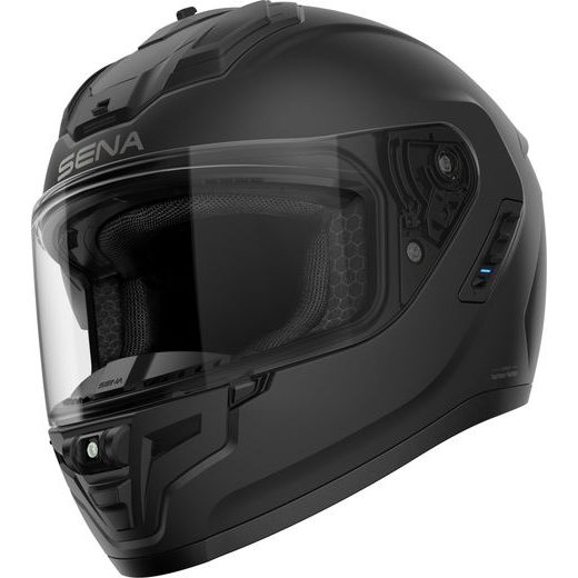 MESH PŘILBA S HEADSETEM PHANTOM, SENA (MATNÁ ČERNÁ)