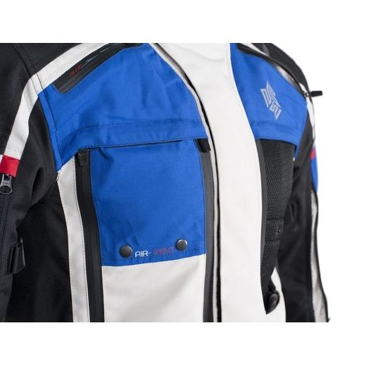 MBW PÁNSKÁ TEXTILNÍ MOTO BUNDA MEMPHIS TRICOLOR 