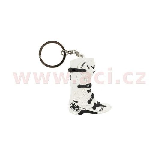 KLÍČENKA NEW TECH 10 BOOT, ALPINESTARS (BÍLÁ)