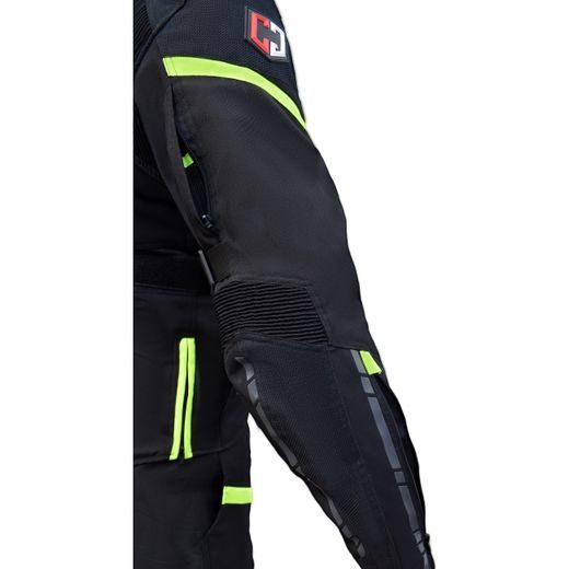 CYBER GEAR PÁNSKÁ TEXTILNÍ MOTO BUNDA FOXTROT FLUO