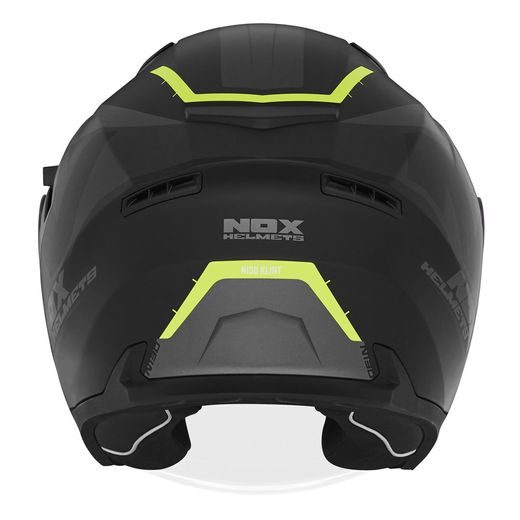 PŘILBA N130 KLINT, NOX (ČERNÁ MATNÁ,ŽLUTÁ) 2024