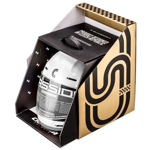 PŘILBA CASSIDA FIBRE OPG (ČERNÁ/ZLATÁ/STŘÍBRNÁ)