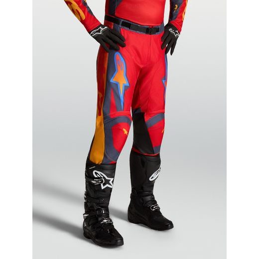 KALHOTY RACER HUNT, ALPINESTARS (ČERVENÁ/TMAVĚ ŠEDÁ/GRADIENT) 2027