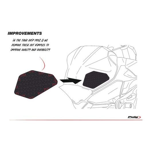 TANKPAD PUIG PRO 2 22817N ČERNÝ