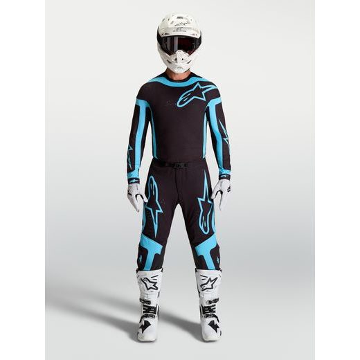 DRES SUPERTECH VESTA, ALPINESTARS (ČERNÁ/TYRKYSOVÁ) 2027