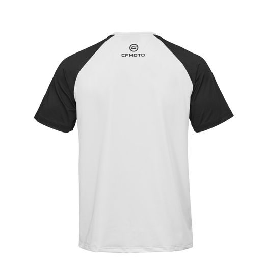 CFMOTO PÁNSKÉ TRIČKO QUICK DRY (BÍLO-ČERNÉ)