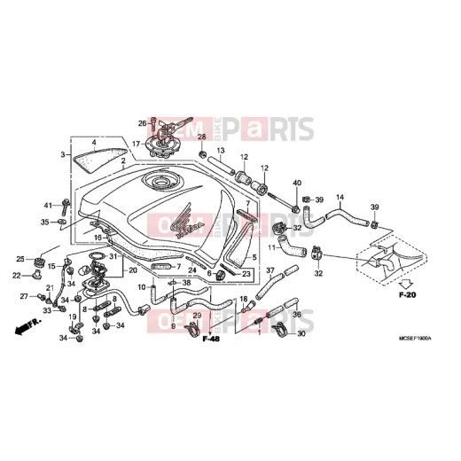 HONDA 61104-422-000 - COLLAR, SETTING