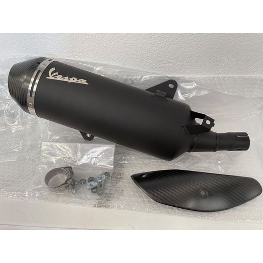 VÝFUK VESPA ČERNÝ/MATNÝ PRO GTS 300 HPE E5