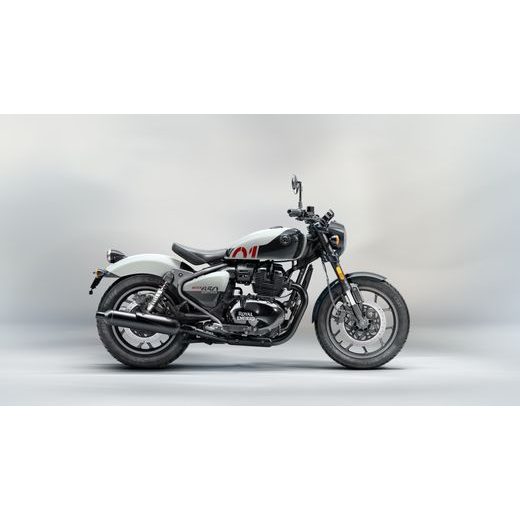 ROYAL ENFIELD SHOTGUN 650 STENCIL WHITE