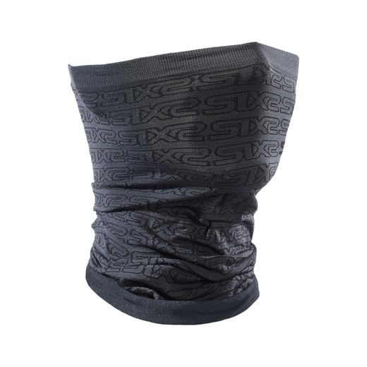 SIXS TBX V2 NÁKRČNÍK LOGO ŠEDÁ/ČERNÁ