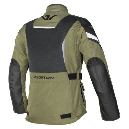AYRTON DÁMSKÁ MOTO BUNDA TERESSA II FLOW TMAVĚ ZELENÁ ČERNÁ