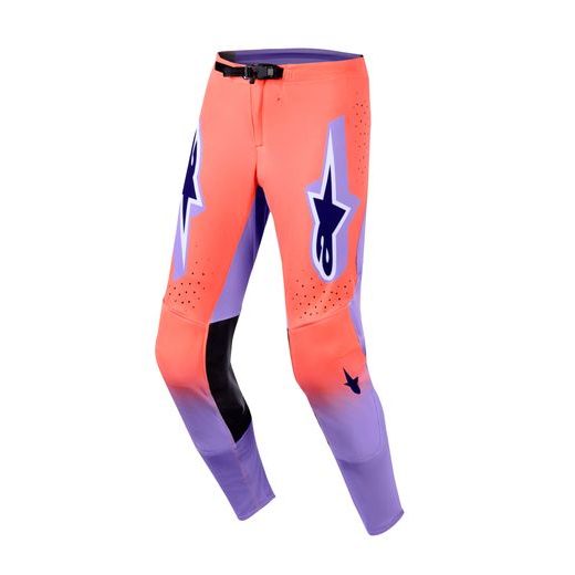 KALHOTY SUPERTECH SCENZ, ALPINESTARS (ORANŽOVÁ KORÁLOVÁ/FIALOVÁ) 2026