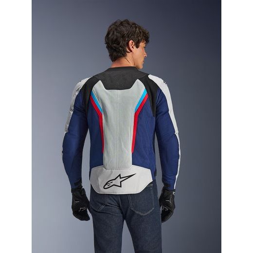BUNDA AST V3 AIR, ALPINESTARS (BÍLÁ/MODRÁ/ČERVENÁ/ČERNÁ) 2026