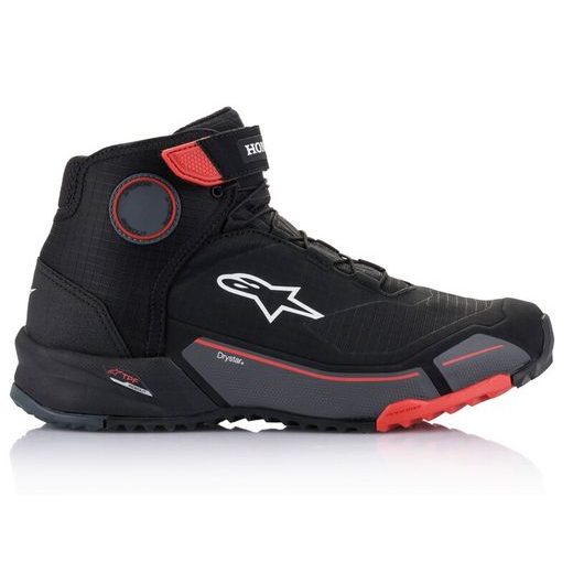 BOTY CR-X DRYSTAR HONDA KOLEKCE, ALPINESTARS (ČERNÁ/ČERVENÁ/ŠEDÁ)