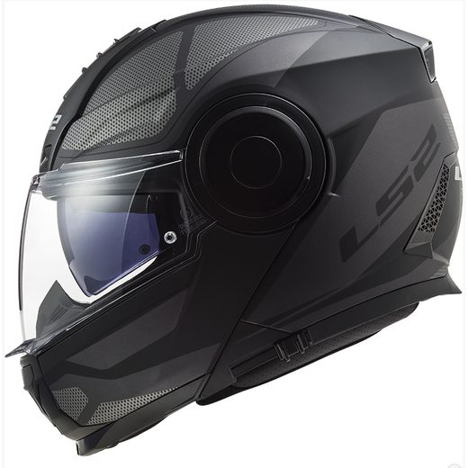 LS2 VÝKLOPNÁ MOTO PŘILBA FF902 SCOPE AXIS BLACK TITANIUM