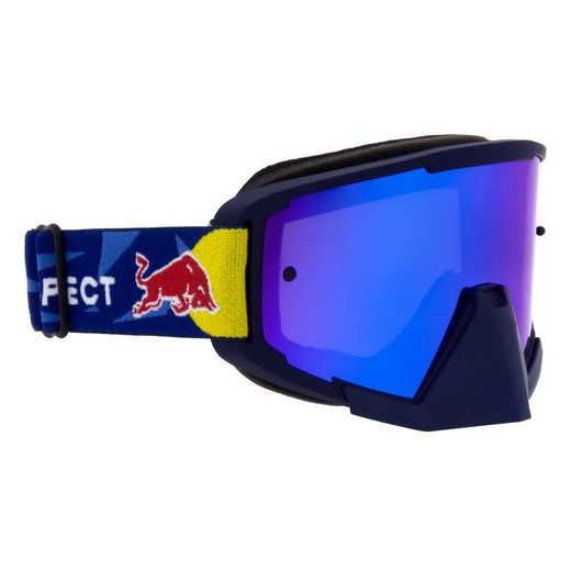 BRÝLE WHIP, REDBULL SPECT (MODRÉ MATNÉ, PLEXI MODRÉ ZRCADLOVÉ)