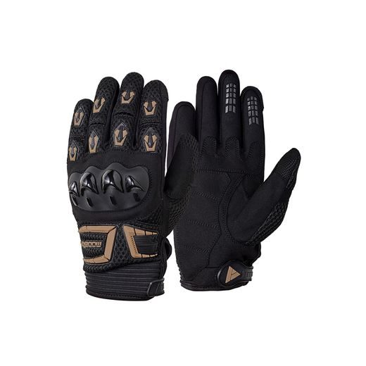 MODEKA MOTO RUKAVICE MX TOP II ČERNÉ/PÍSKOVÉ