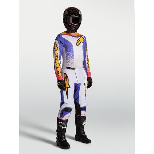 DRES FLUID DRAG, ALPINESTARS (SVĚTLE ŠEDÁ/FIALOVÁ/ZLATÁ) 2027