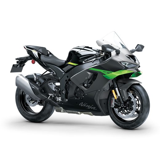 KAWASAKI NINJA ZX-10R MY26 METALLIC MATTE GRAPHENESTEEL GRAY / METALLIC SPARK BLACK / LIME GREEN