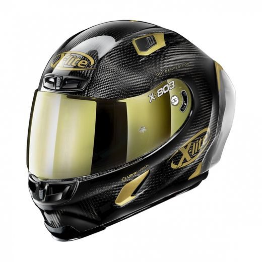 X-LITE INTEGRÁLNÍ PŘILBA X-803 RS ULTRA CARBON GOLD EDITION CARBON 33