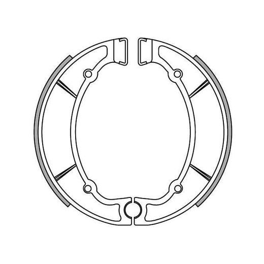 BRZDOVÉ OBLOŽENÍ, NEWFREN (STANDARDNÍ MATERIÁL) 2 KS V BALENÍ