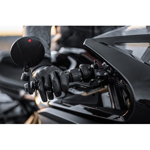 RUKAVICE KAWASAKI KOŽENÉ SPORTOVNÍ KRT ČERNO/ZELENÉ