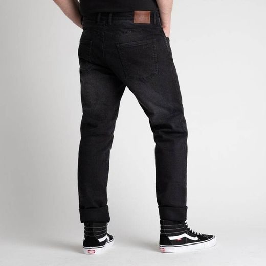 BROGER PÁNSKÉ KEVLAROVÉ MOTO JEANSY CALIFORNIA ČERNÉ