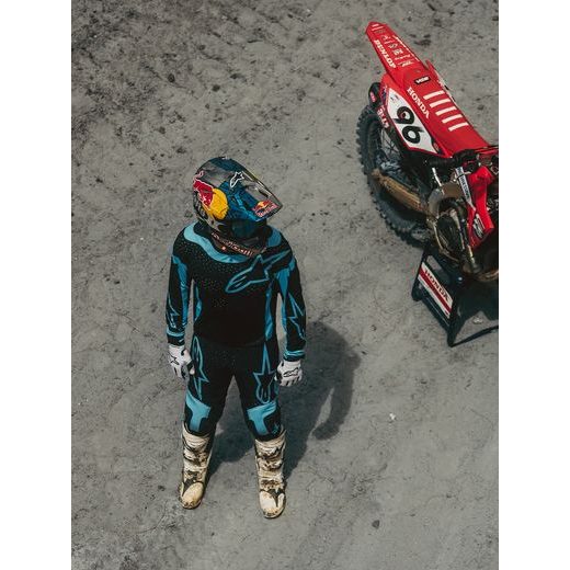 DRES SUPERTECH VESTA, ALPINESTARS (ČERNÁ/TYRKYSOVÁ) 2027