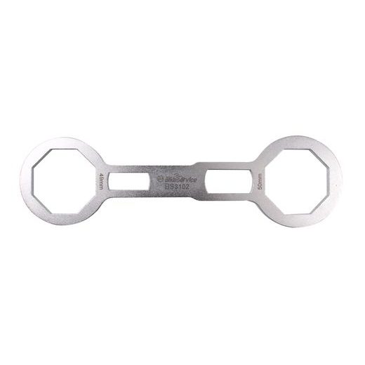 UZAVŘENÝ OSMIHRANNÝ KLÍČ NA PŘEDNÍ VIDLICE (49 X 50 MM), BIKESERVICE