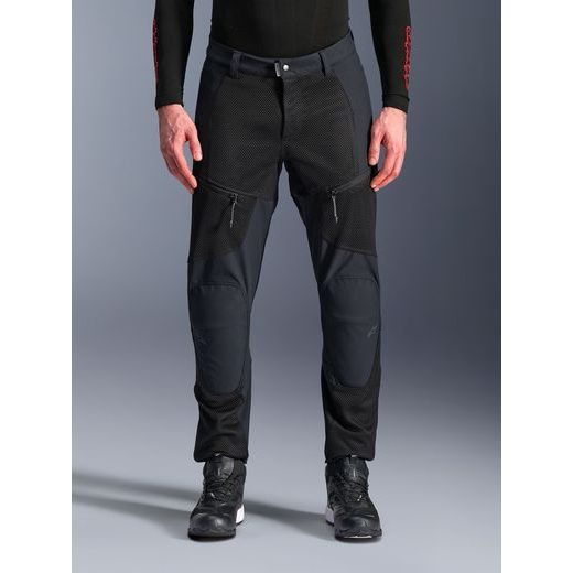 KALHOTY TROOP-AIR PRO, ALPINESTARS (ČERNÁ/ČERNÁ) 2025