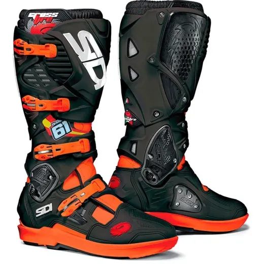 SIDI MOTOKROSOVÉ BOTY CROSSFIRE 3 SRS 61 PRADO ORANGE FLUO/BLACK