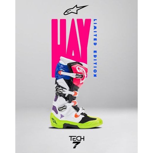 BOTY TECH 7 LIMITOVANÁ EDICE HAY, ALPINESTARS (MULTICOLOR) 2025