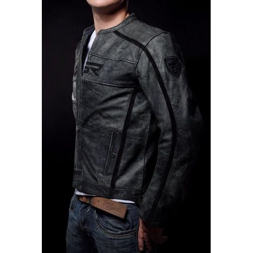 4SR PÁNSKÁ KOŽENÁ MOTO BUNDA BOBBER