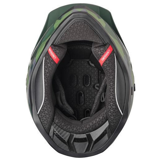 ENDURO HELMA GMS ADVENTUS CAMO ZG15002 MATNĚ ZELENO-ČERNO-MASKÁČOVÁ S