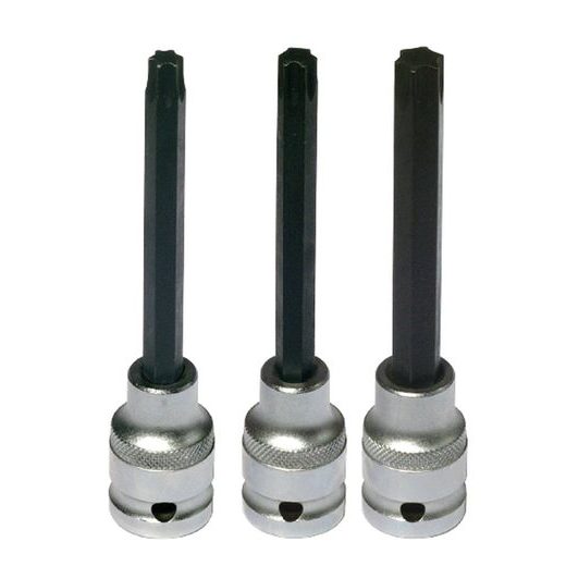 SADA TORX PRODLOUŽENÝCH HLAVIC PRO 1/2" RÁČNU, BIKESERVICE