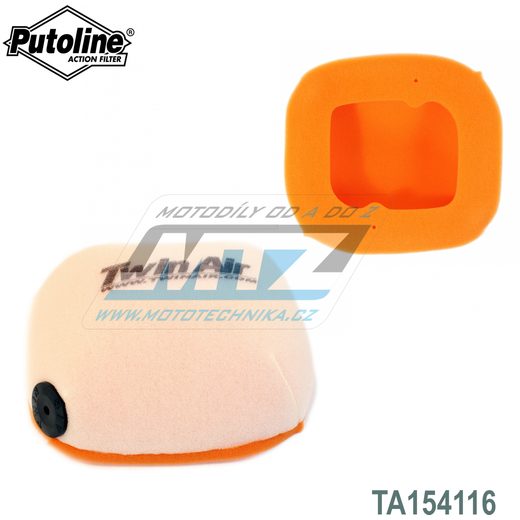 PUTOLINE FILTR VZDUCHOVÝ - KTM 125SX+250SX+250SXF+350SXF+450SXF / 16-21 + 150EXC+250EXC+300EXC + 250EXCF+350EXCF+450EXCF+500EXCF / 17-21 + HUSQVARNA TC125+TC250 + FC250+FC350+FC450 / 16-21 + TE150+TE250+TE300 + FE250+FE350+FE450+FE501 / 17-21 + GAS-GAS /