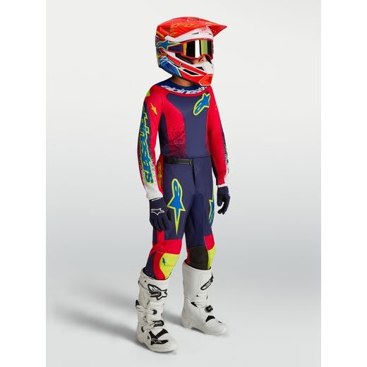DRES FLUID DRAG YOUTH, ALPINESTARS, DĚTSKÉ (TMAVĚ MODRÁ/ČERVENÁ/ZELENÁ/BÍLÁ) 2027