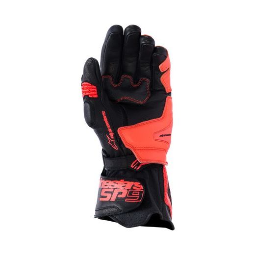 RUKAVICE SP-9, ALPINESTARS (ČERNÁ/ČERVENÁ FLUO) 2026