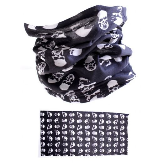 NÁKRČNÍK MTHDR SCARF FIELD OF SKULLS