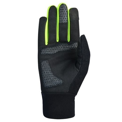 RUKAVICE BRIGHT GLOVES 2.0, OXFORD (ČERNÁ/REFLEXNÍ/ŽLUTÁ FLUO)