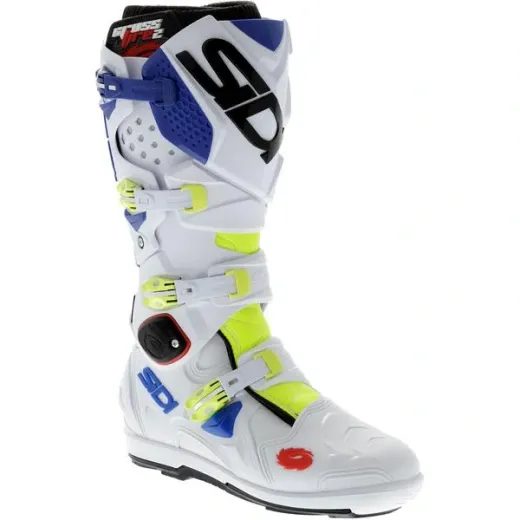 SIDI MOTOKROSOVÉ BOTY CROSSFIRE SRS FLUO YELLOW/BLUE