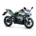 KAWASAKI NINJA E-1 METALLIC BRIGHT SILVER / METALLIC MATTE LIME GREEN / EBONY