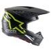 ALPINESTARS PŘILBA S-M5 COMPASS HELMET ECE(MATNÁ ČERNÁ/ŽLUTÁ FLUO)