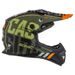 CASSIDA DĚTSKÁ CROSS HELMA CUP SONIC ZELENÁ MATNÁ ORANŽOVÁ