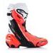 BOTY SUPERTECH R VENTED, ALPINESTARS (ČERNÁ/BÍLÁ/ČERVENÁ FLUO, PERFOROVANÁ OBŠÍVKA)