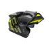 YOHE VÝKLOPNÁ MOTO PŘILBA 937 DOUBLE VISOR ČERNÁ FLUO
