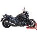 OCHRANNÉ RÁMY MOTORU RDMOTO CF118KDSLDM MATNÁ ČERNÁ VRCHNÍ A SPODNÍ PRO YAMAHA V-MAX 1700 2009-2014