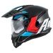 AIROH ENDURO MOTO PŘILBA BANDIT TUNE ČERNÁ/MODRÁ/ČERVENÁ