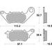 BRZDOVÉ DESTIČKY BREMBO 07YA53CC CC ROAD